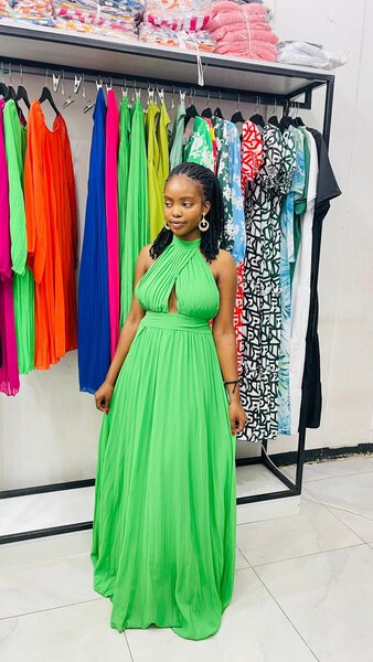 Open back summer dress