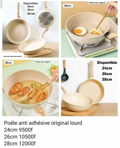 Poêle anti adhésive original lourd