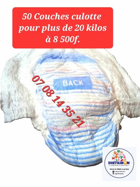 Couches-culottes bébé 20kg+