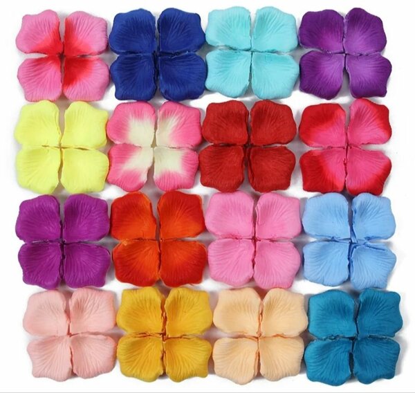 Pétales de roses 100pcs