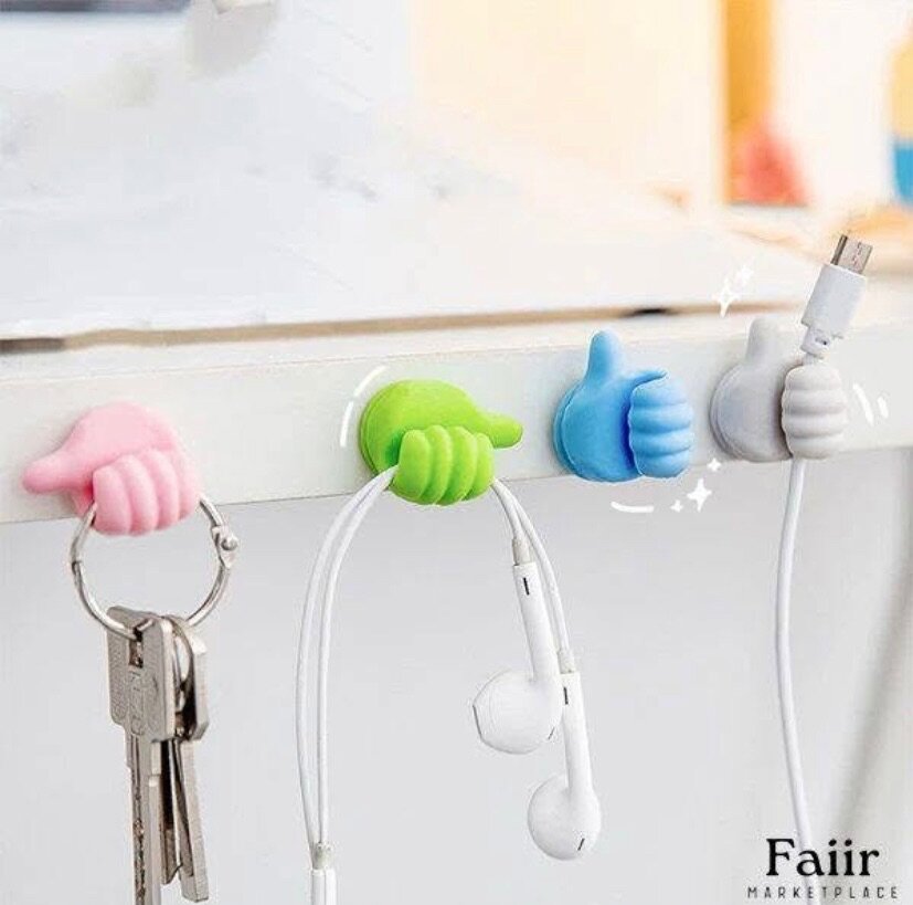 Porte-câbles mignons en silicone