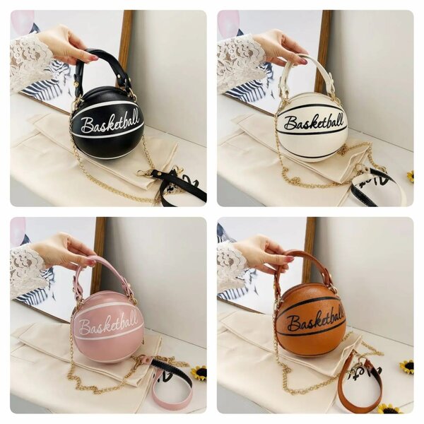 Sac à main rond Basketball