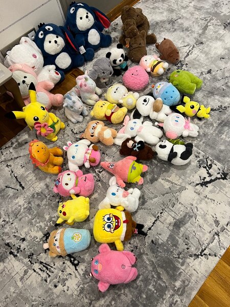 28 мягких игрушек на выбор !!!