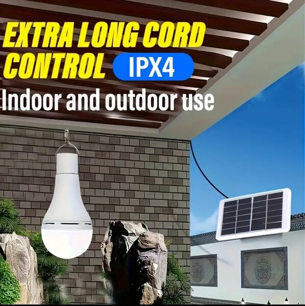 Ampoule LED solaire extérieure