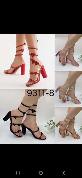 Sandales à talons ouverts femme