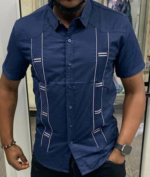 Chemise Homme Élégante Bleu