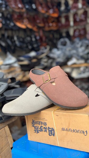 Sabots en daim confortables