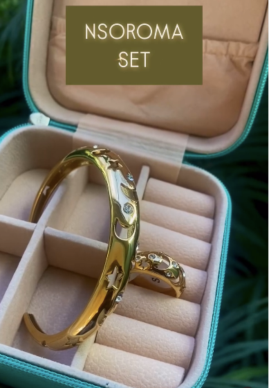 NSOROMA Bangle and Ring Set
