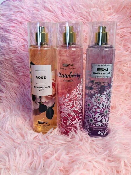Rose fine fragrance mist perfume