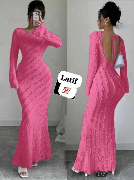 Longue robe près du corps