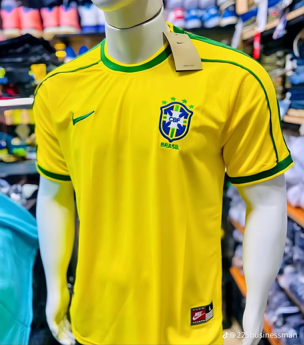 Maillot de foot Brésil jaune