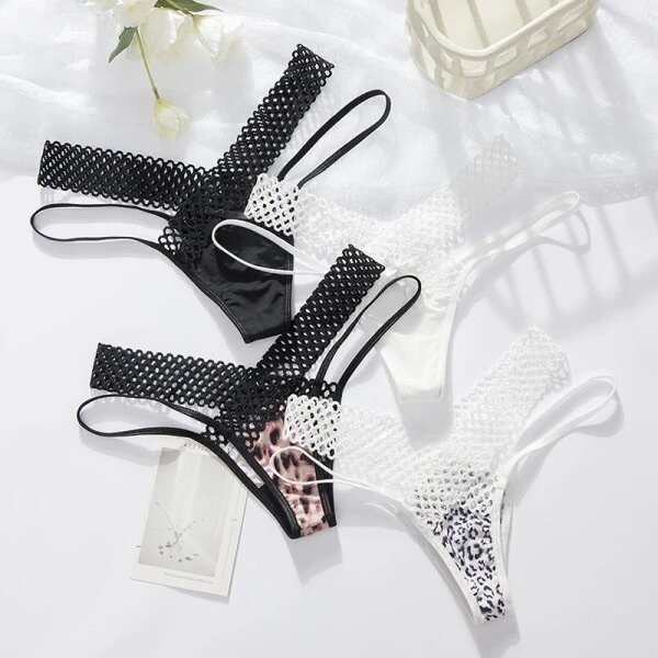 4 pieces belly strap panties