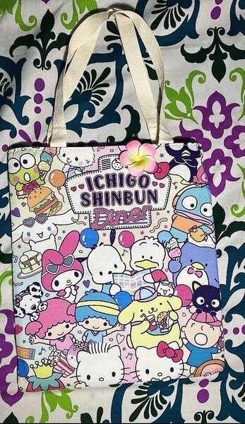 Sac fourre-tout kawaii imprimé