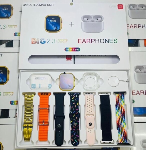 Ensemble 10-en-1 Montre et Écouteurs