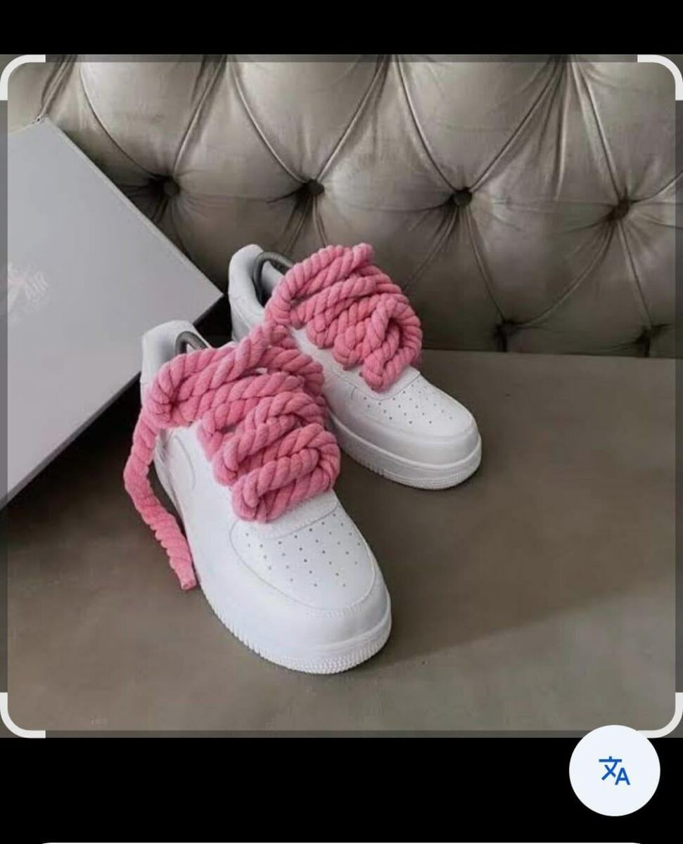 Baskets originales à lacets XXL