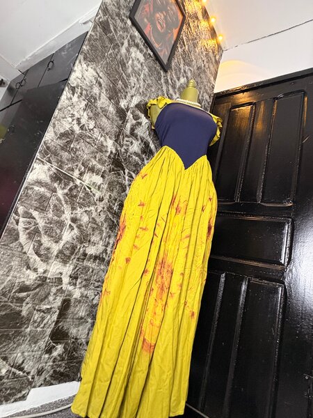 Robe longue élégante colorée