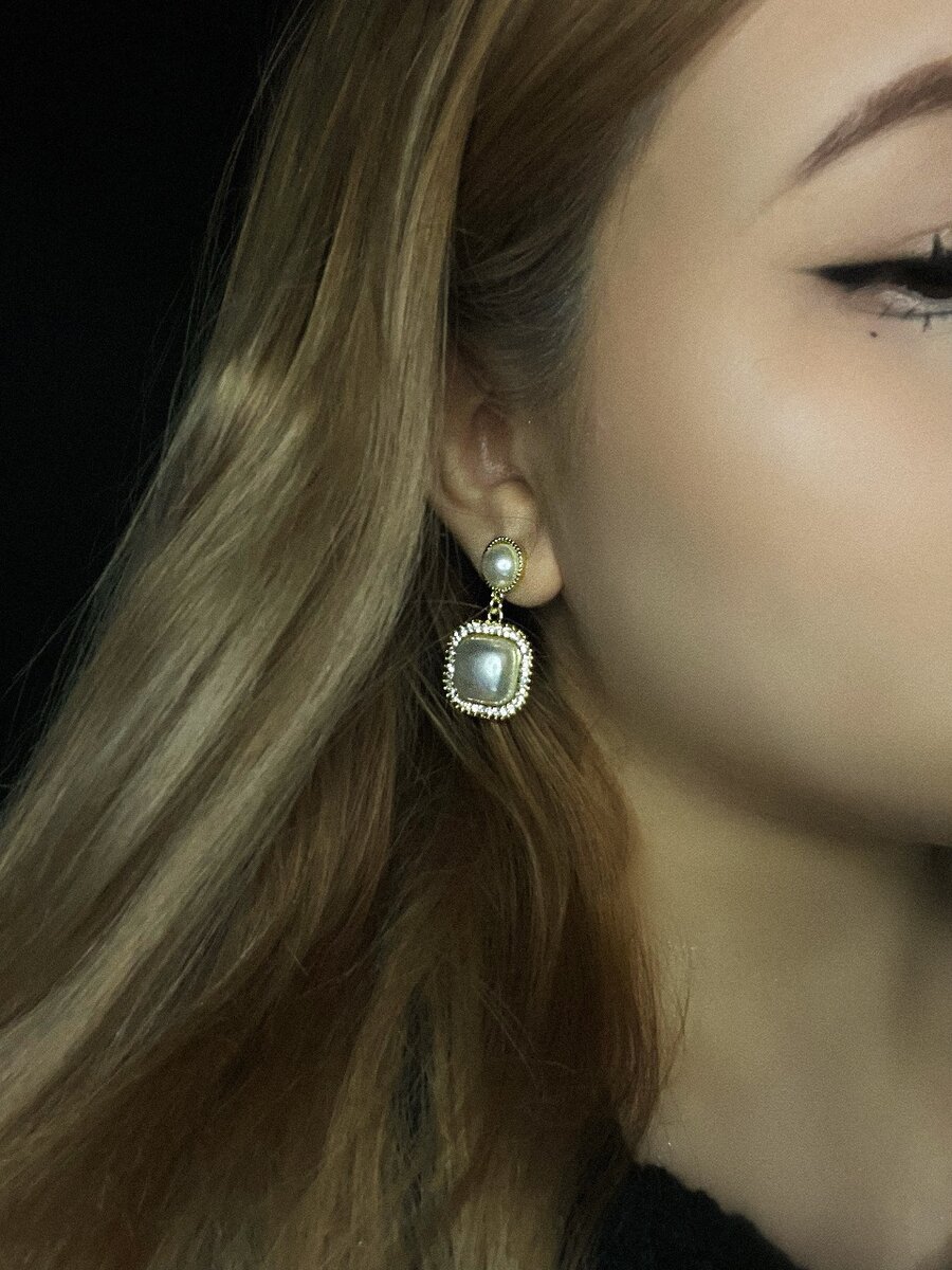 Набор золотых сережек