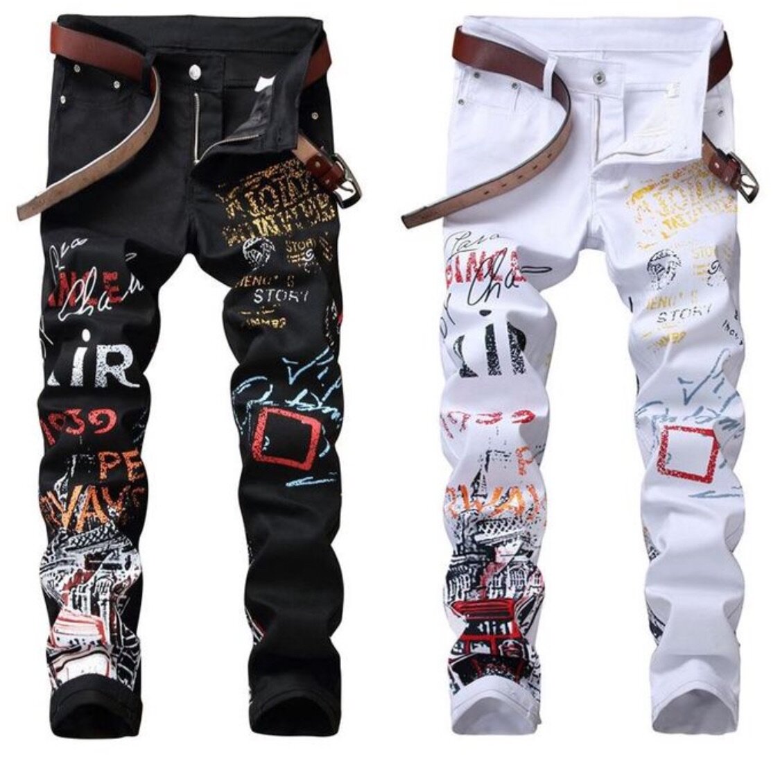 (Black) High Street Mens Jeans