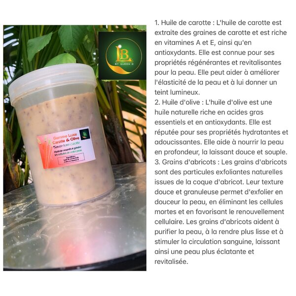 Gommage Luxueux Huile & Carotte