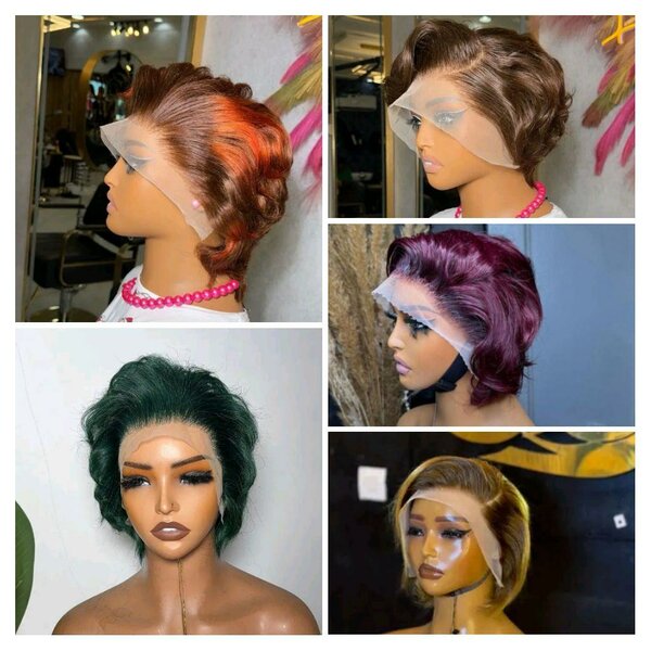 Peruques Lace Front Colorées