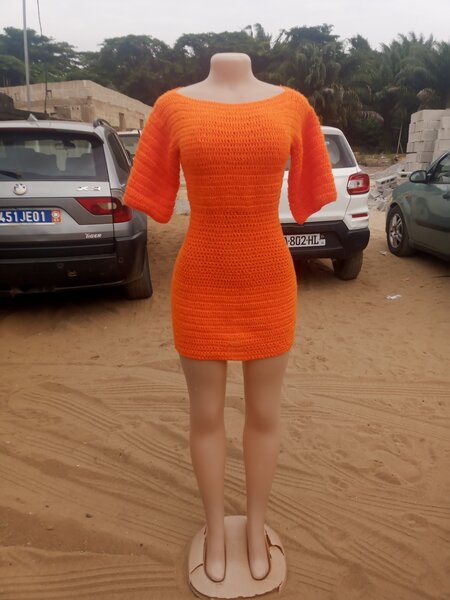 Robe au crochet