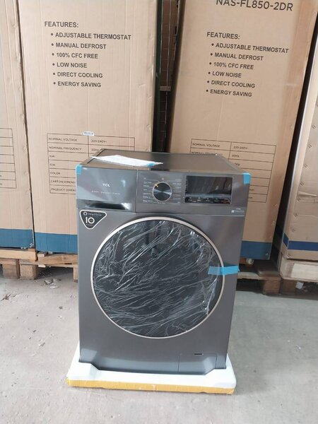 Silver 10.5KG TCL Fast Washing Full Automatic Machine