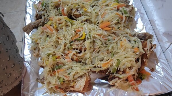 Poisson aux légumes