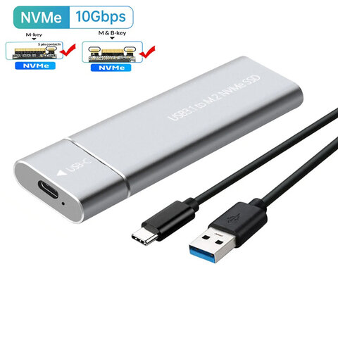 Boîtier SSD NVMe USB-C 10Gbps