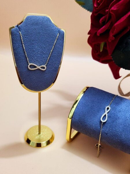 Collier Bracelet Infini Élégant