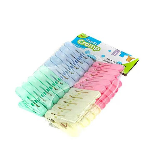 Pinces à linge en plastique colorées
