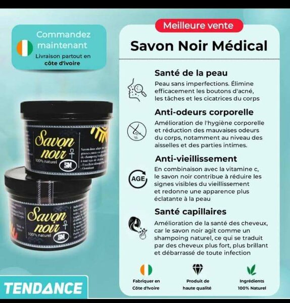 SAVON NOIR