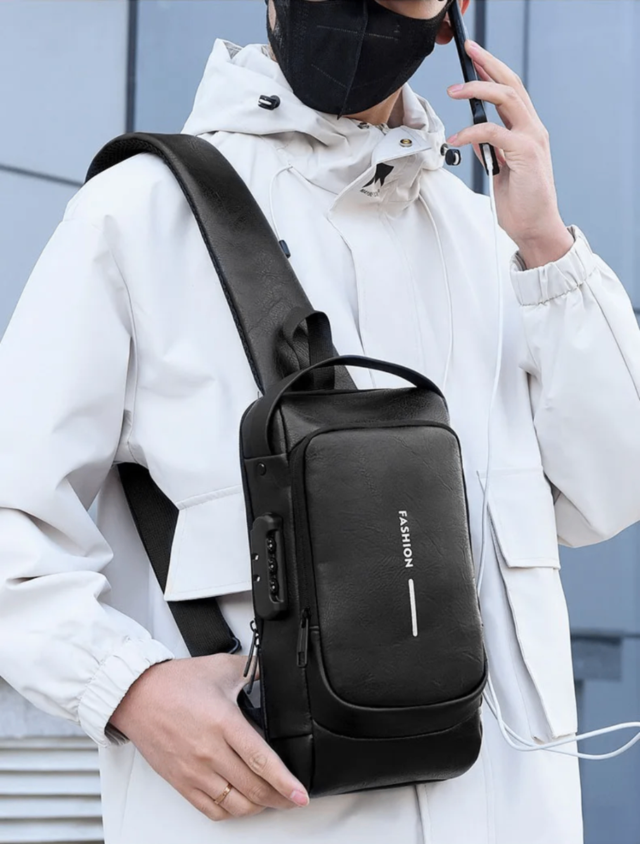 Sac bandoulière en cuir