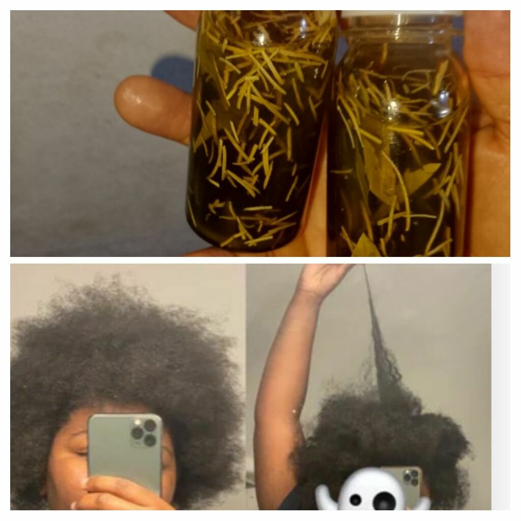 Huile de croissance pour cheveux