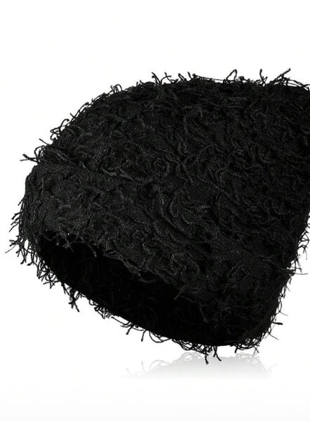 Beanie à franges stylée