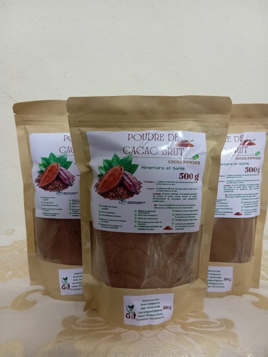 Poudre de Cacao Brut 500g