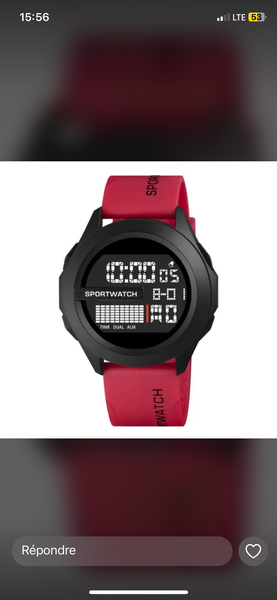 Montre Sport Connectée Unisexe