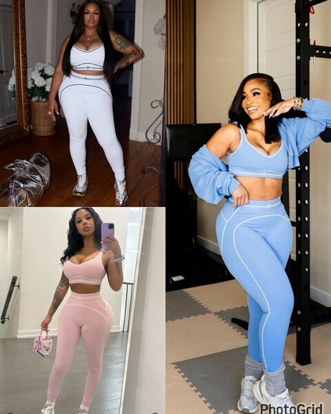 Ensemble sport femme flexible