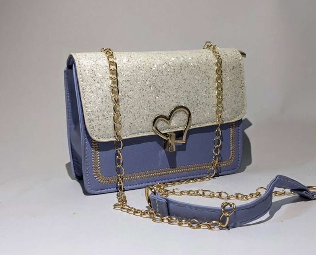 Glitter  chain bag