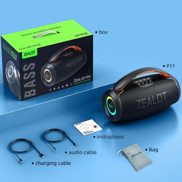 Enceinte Bluetooth ZEALOT P11