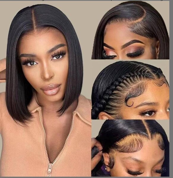 Perruque Bob en Dentelle