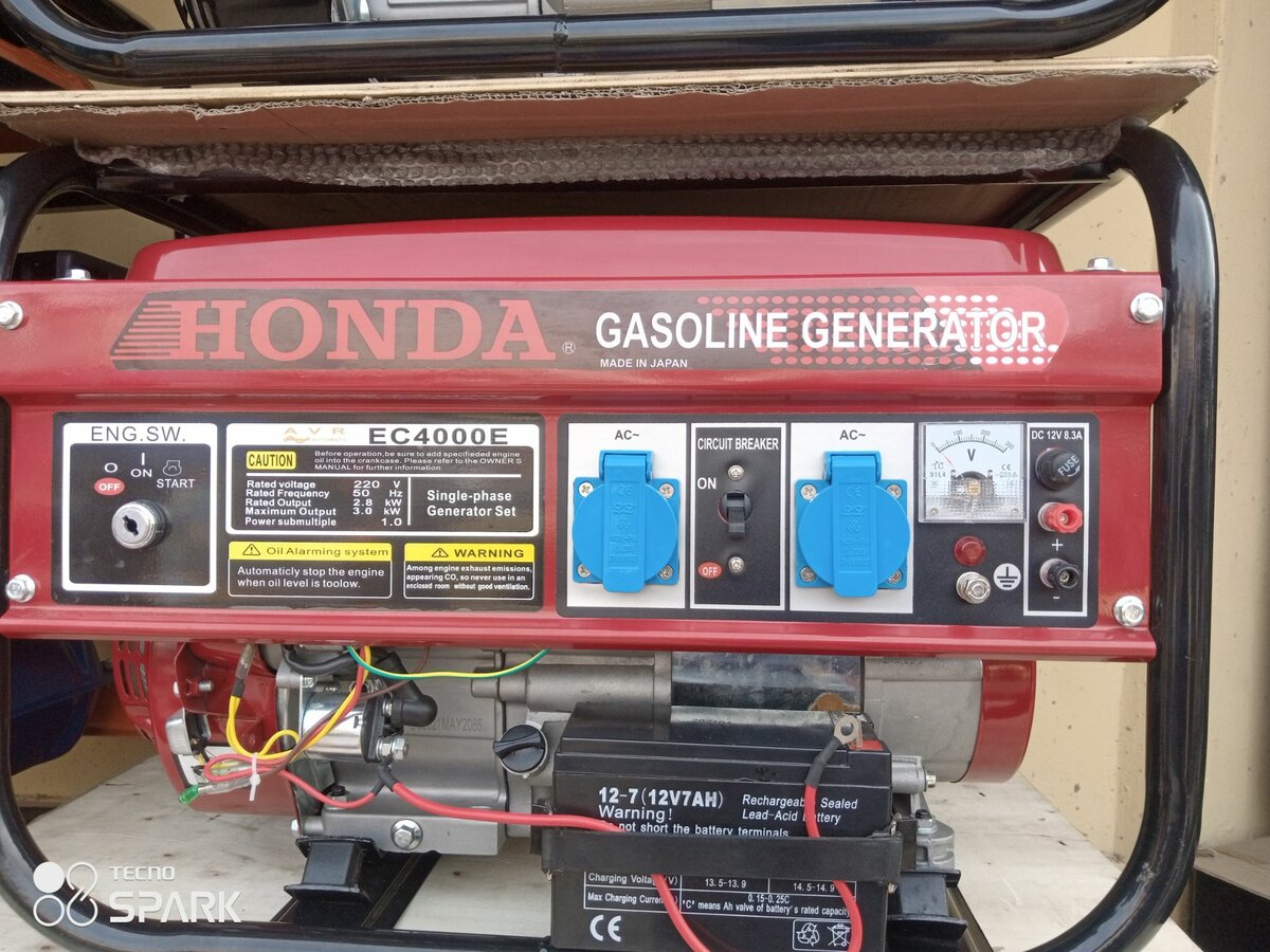 Honder 2.6kva Generator