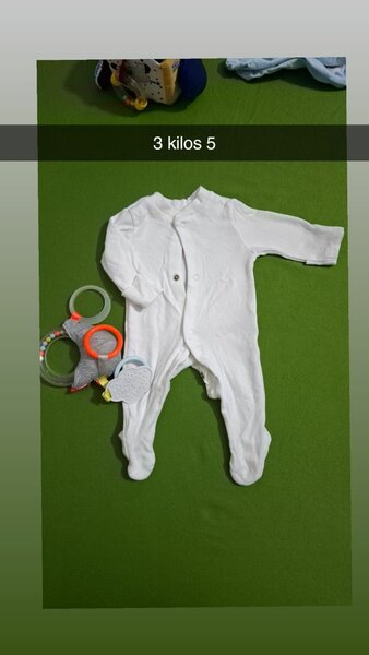 Pyjama Bébé Blanc Douillet