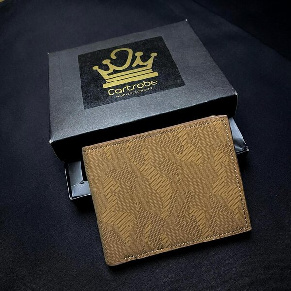 PU Leather Bi-Fold Wallet