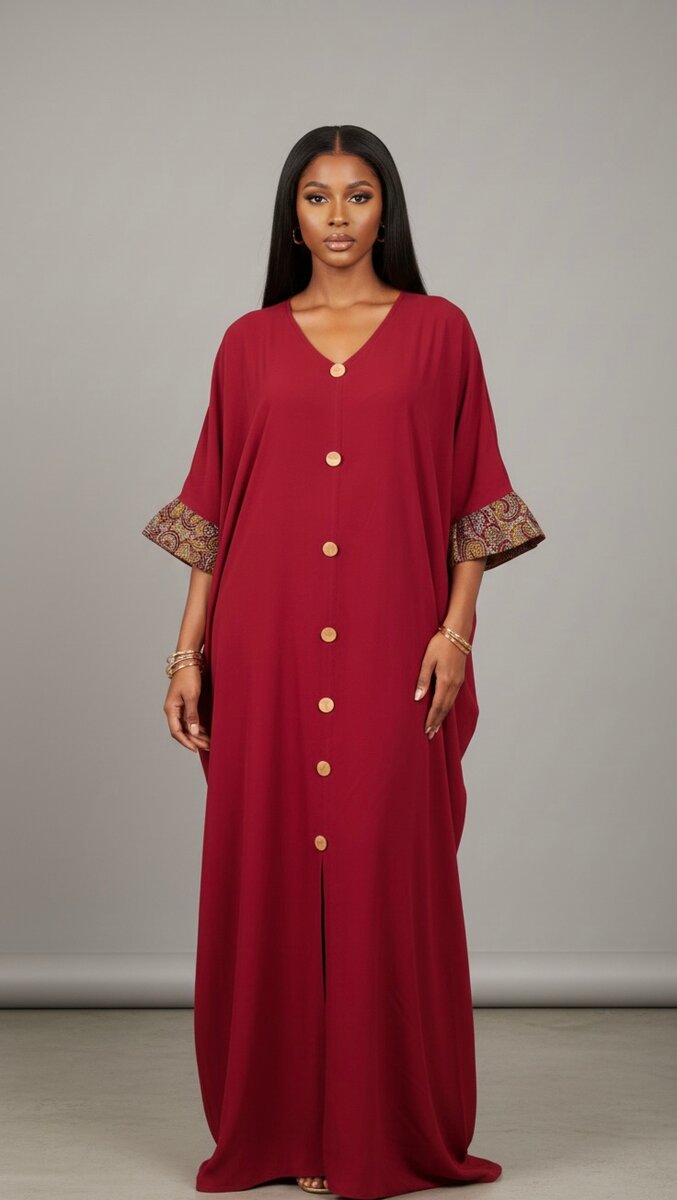 Robe Caftan Élégante Femme