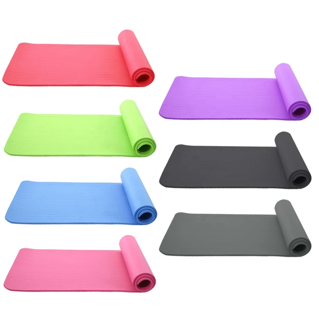 Tapis de yoga antidérapant coloré