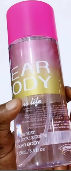 Perfumed body mist