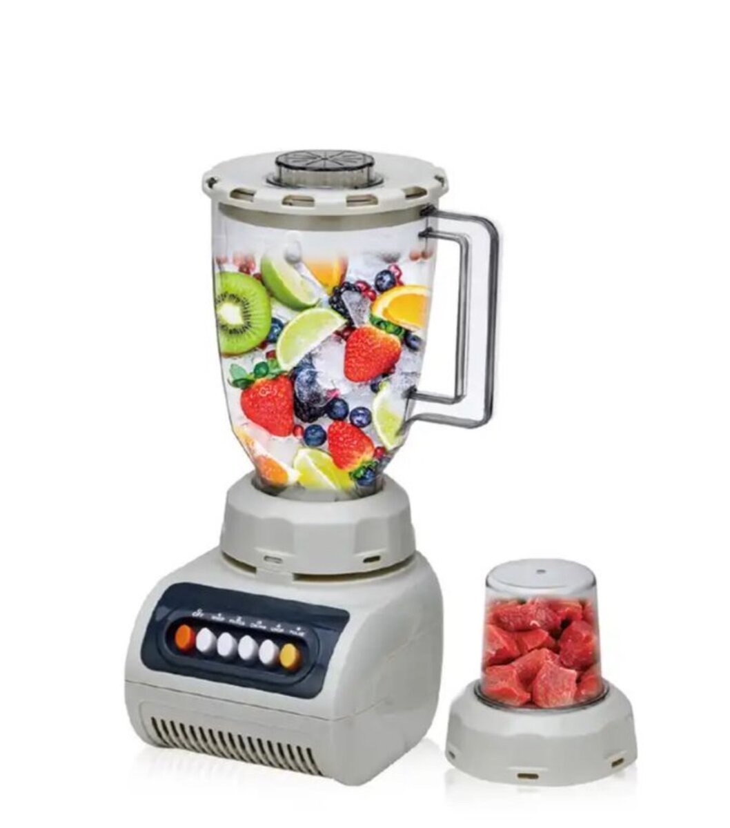1.5L - 2-in-1 Super Blender Mill Grater - Grey