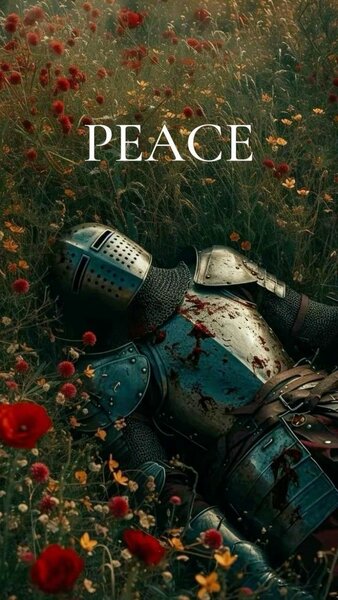 Art Print "Peaceful Knight"