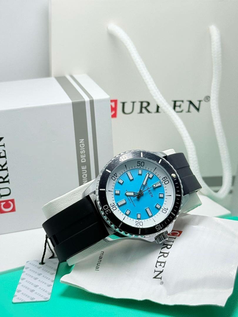 CURREN montre en acier inoxyda