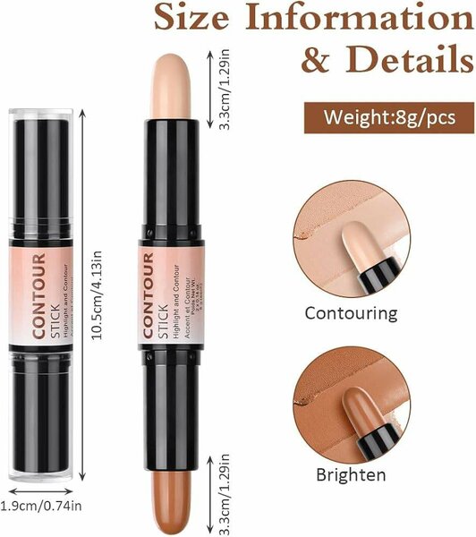 Stick à Contour 2-en-1 Tbronzé